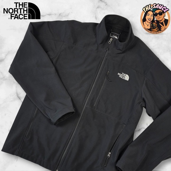 The‎ North Face Apex Bionic Mens Softshell Jacket Black M Full Zip Outdoor